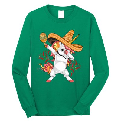 Cinco De Mayo Unicorn Fiesta Long Sleeve Shirt