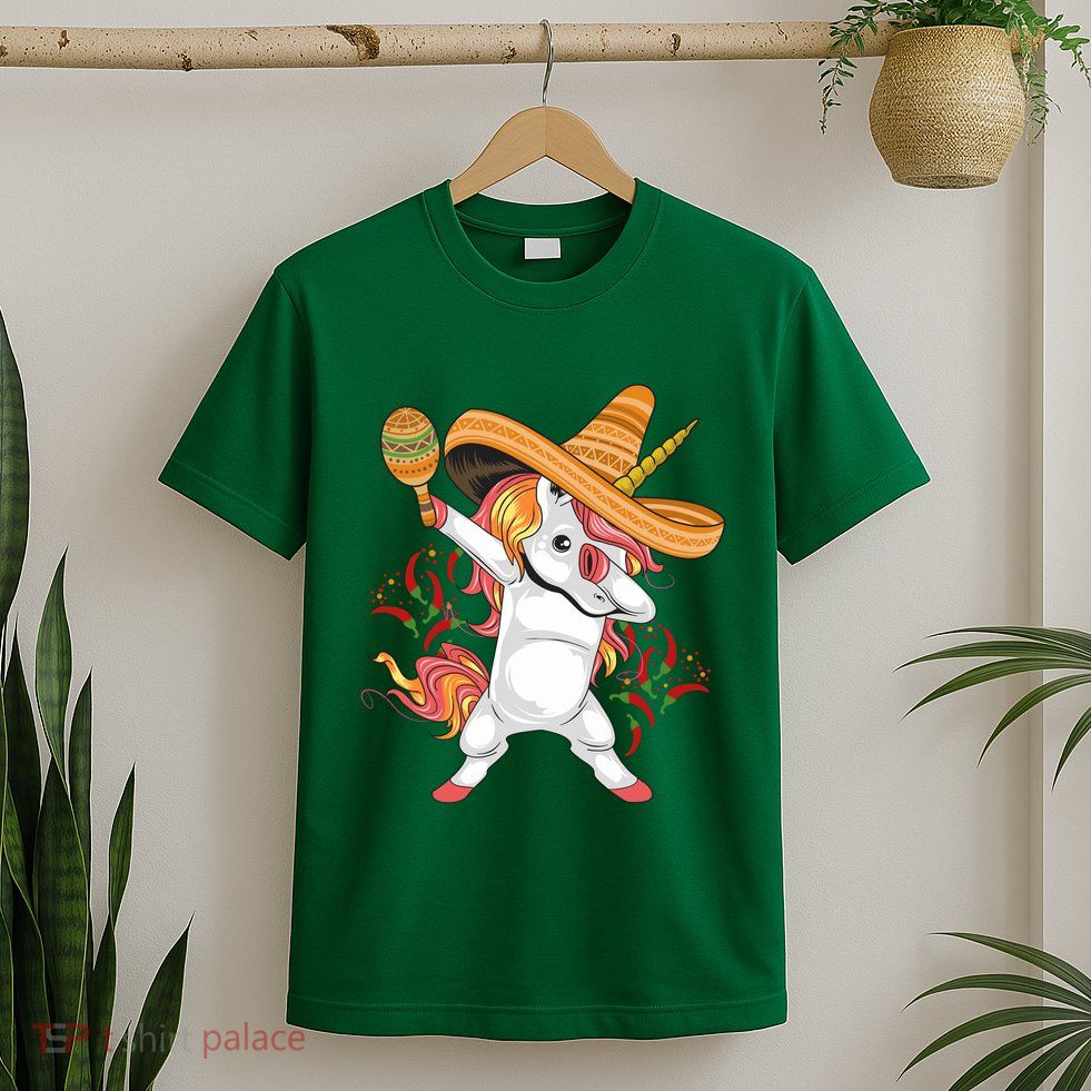Cinco De Mayo Unicorn Fiesta T-Shirt