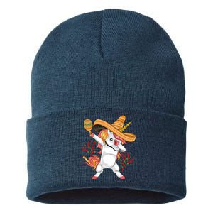 Cinco De Mayo Unicorn Fiesta Sustainable Knit Beanie