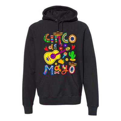 Cinco De Mayo Mexican Fiesta 5 De Mayo Premium Hoodie