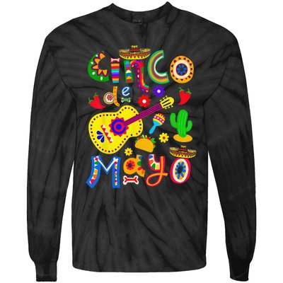 Cinco De Mayo Mexican Fiesta 5 De Mayo Tie-Dye Long Sleeve Shirt