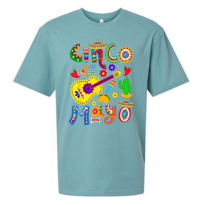 Cinco De Mayo Mexican Fiesta 5 De Mayo Sueded Cloud Jersey T-Shirt