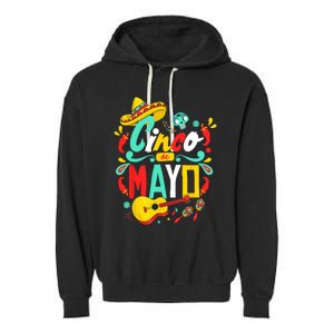 Cinco De Mayo Mexican Fiesta 5 De Mayo Women Men Gift Garment-Dyed Fleece Hoodie