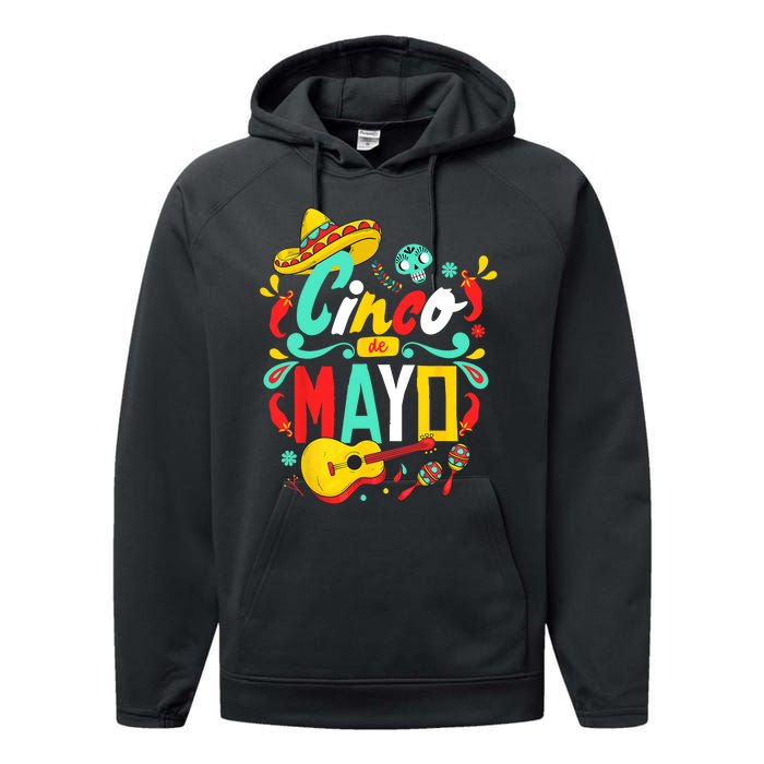 Cinco De Mayo Mexican Fiesta 5 De Mayo Women Men Gift Performance Fleece Hoodie