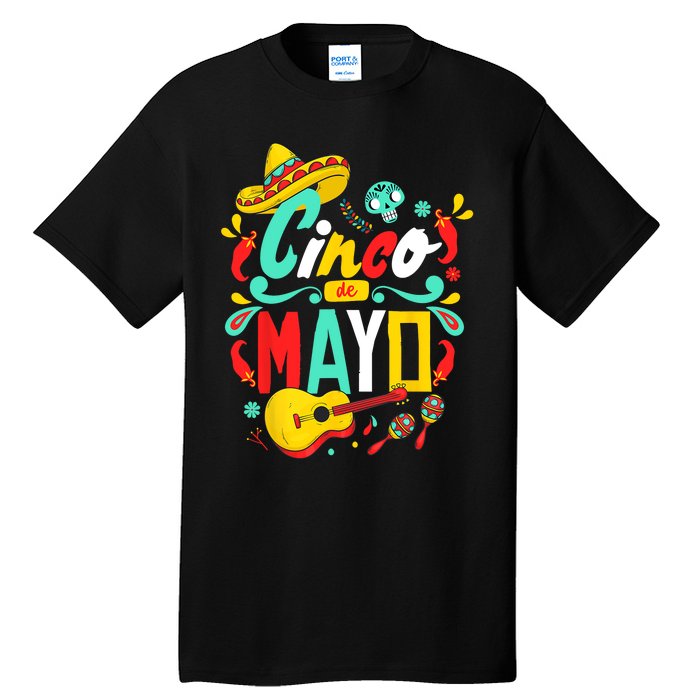 Cinco De Mayo Mexican Fiesta 5 De Mayo Women Men Gift Tall T-Shirt