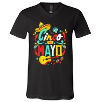 Cinco De Mayo Mexican Fiesta 5 De Mayo Women Men Gift V-Neck T-Shirt