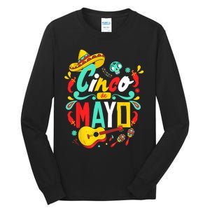 Cinco De Mayo Mexican Fiesta 5 De Mayo Women Men Gift Tall Long Sleeve T-Shirt