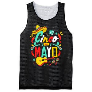 Cinco De Mayo Mexican Fiesta 5 De Mayo Women Men Gift Mesh Reversible Basketball Jersey Tank