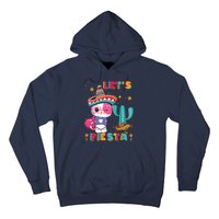 Cinco De Mayo Meow Lets Fiesta Mexican Cactus Cute Cat Hoodie