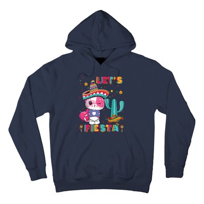 Cinco De Mayo Meow Lets Fiesta Mexican Cactus Cute Cat Hoodie