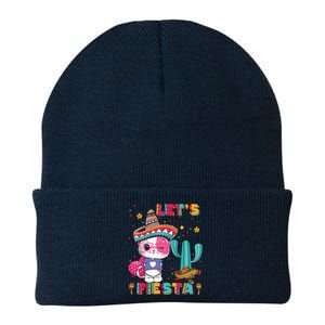 Cinco De Mayo Meow Lets Fiesta Mexican Cactus Cute Cat Knit Cap Winter Beanie