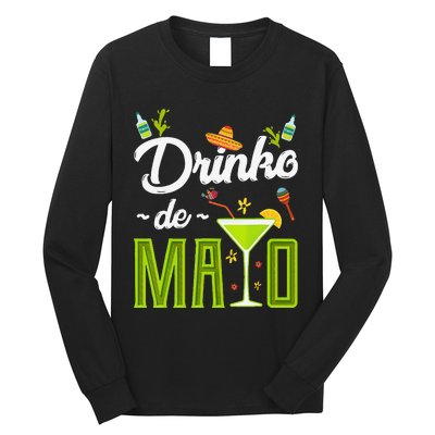 Cinco De Mayo Drinko De Mayo Fiesta Mexican Party Gift Long Sleeve Shirt