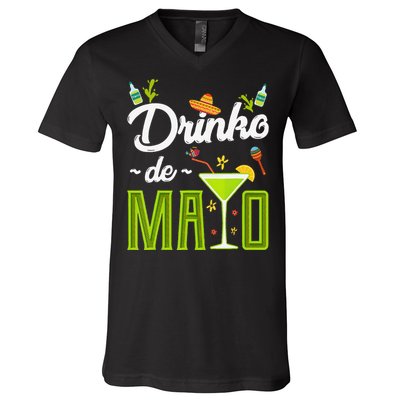 Cinco De Mayo Drinko De Mayo Fiesta Mexican Party Gift V-Neck T-Shirt