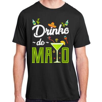 Cinco De Mayo Drinko De Mayo Fiesta Mexican Party Gift Adult ChromaSoft Performance T-Shirt