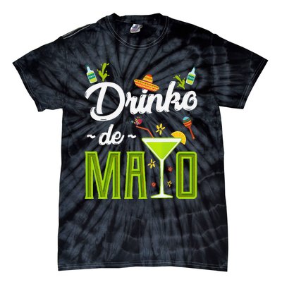 Cinco De Mayo Drinko De Mayo Fiesta Mexican Party Gift Tie-Dye T-Shirt