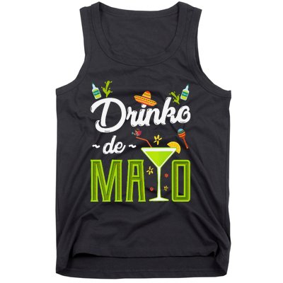 Cinco De Mayo Drinko De Mayo Fiesta Mexican Party Gift Tank Top