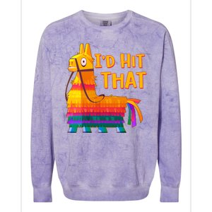 Cinco De Mayo Pinata I'd Hit That Colorblast Crewneck Sweatshirt