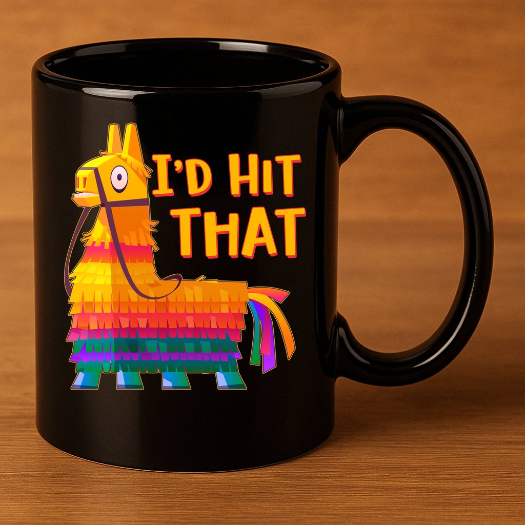 Cinco De Mayo Pinata I'd Hit That 11oz C Handle Ceramic Mug
