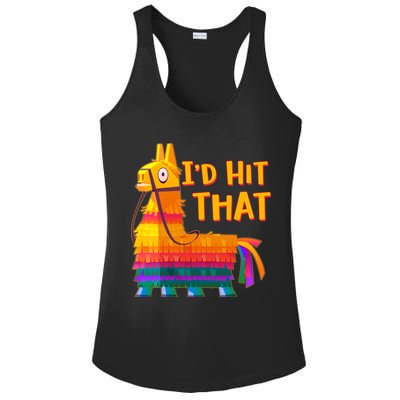 Cinco De Mayo Pinata I'd Hit That Ladies PosiCharge Competitor Racerback Tank