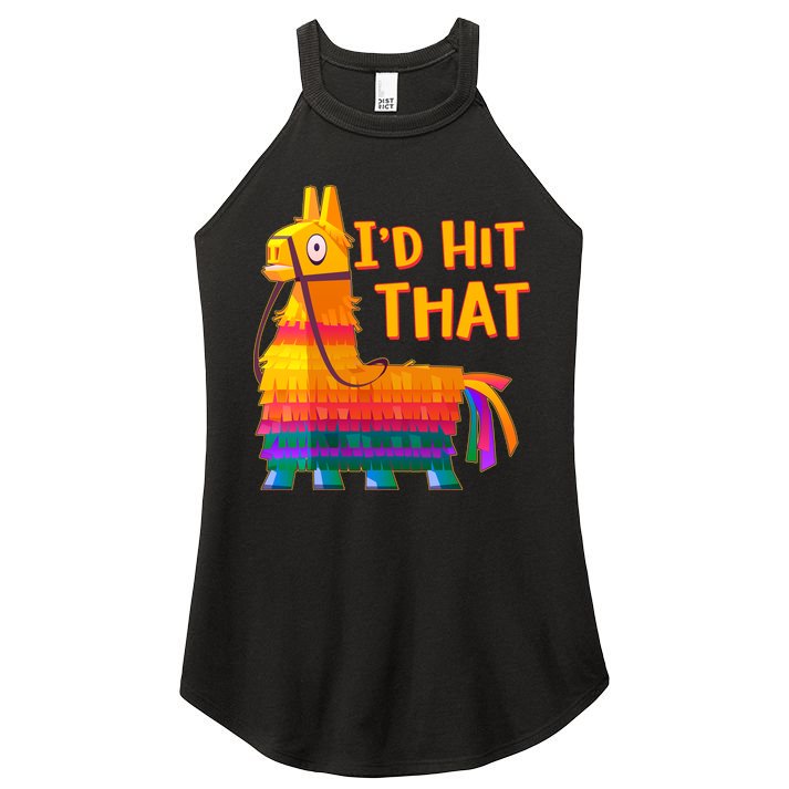 Cinco De Mayo Pinata I'd Hit That Women's Perfect Tri Rocker Tank