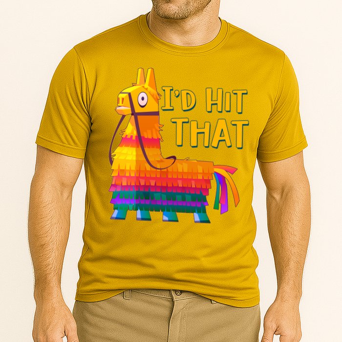 Cinco De Mayo Pinata I'd Hit That Cooling Performance Crew T-Shirt