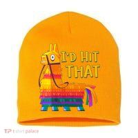 Cinco De Mayo Pinata I'd Hit That Short Acrylic Beanie