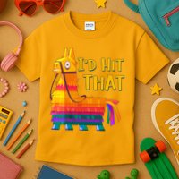 Cinco De Mayo Pinata I'd Hit That Kids T-Shirt