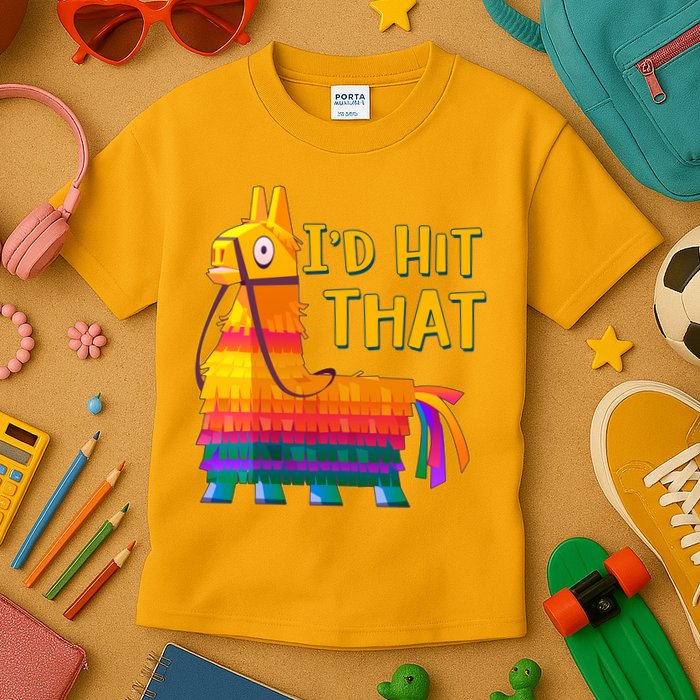 Cinco De Mayo Pinata I'd Hit That Kids T-Shirt