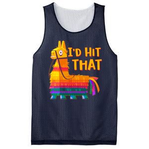 Cinco De Mayo Pinata I'd Hit That Mesh Reversible Basketball Jersey Tank