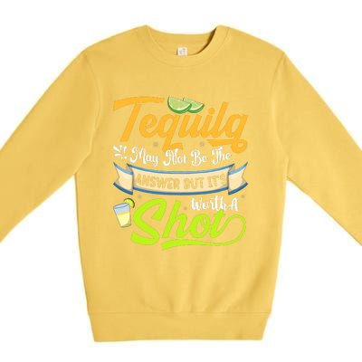 Cinco De Mayo Tequila Celebration Premium Crewneck Sweatshirt