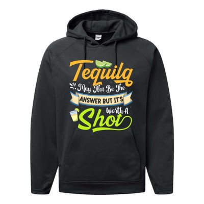 Cinco De Mayo Tequila Celebration Performance Fleece Hoodie