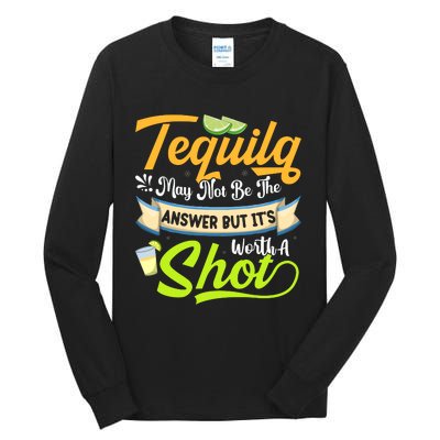 Cinco De Mayo Tequila Celebration Tall Long Sleeve T-Shirt