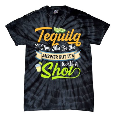 Cinco De Mayo Tequila Celebration Tie-Dye T-Shirt