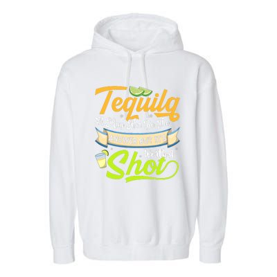 Cinco De Mayo Tequila Celebration Garment-Dyed Fleece Hoodie