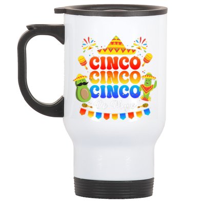 Cinco De Mayo Celebration Apparel Stainless Steel Travel Mug