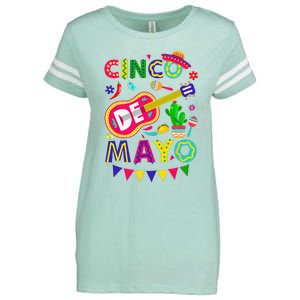 Cinco De Mayo Mexican Fiesta 5 De Mayo Funny Cinco de Mayo Enza Ladies Jersey Football T-Shirt