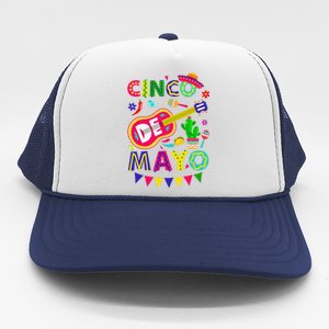 Cinco De Mayo Mexican Fiesta 5 De Mayo Funny Cinco de Mayo Trucker Hat