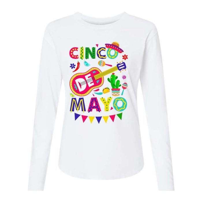 Cinco De Mayo Mexican Fiesta 5 De Mayo Funny Cinco de Mayo Womens Cotton Relaxed Long Sleeve T-Shirt