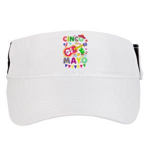 Cinco De Mayo Mexican Fiesta 5 De Mayo Funny Cinco de Mayo Adult Drive Performance Visor