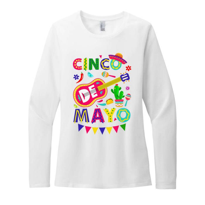 Cinco De Mayo Mexican Fiesta 5 De Mayo Funny Cinco de Mayo Womens CVC Long Sleeve Shirt