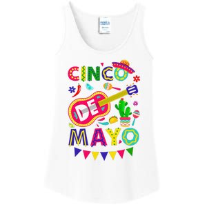 Cinco De Mayo Mexican Fiesta 5 De Mayo Funny Cinco de Mayo Ladies Essential Tank