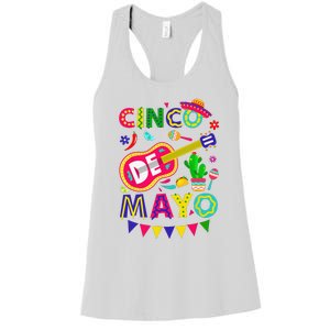 Cinco De Mayo Mexican Fiesta 5 De Mayo Funny Cinco de Mayo Women's Racerback Tank