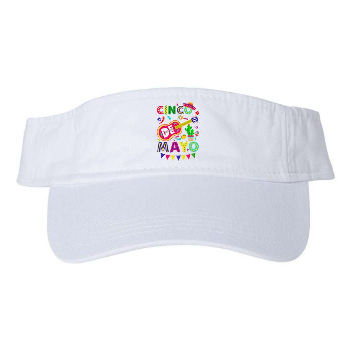 Cinco De Mayo Mexican Fiesta 5 De Mayo Funny Cinco de Mayo Valucap Bio-Washed Visor