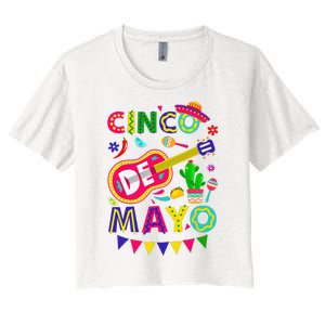 Cinco De Mayo Mexican Fiesta 5 De Mayo Funny Cinco de Mayo Women's Crop Top Tee