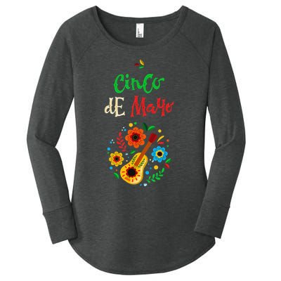 Cinco De Mayo Lets Fiesta Squad 5 De Mayo Mexican Fiesta Women's Perfect Tri Tunic Long Sleeve Shirt