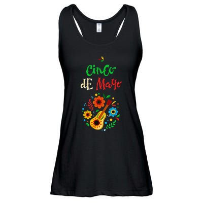 Cinco De Mayo Lets Fiesta Squad 5 De Mayo Mexican Fiesta Ladies Essential Flowy Tank