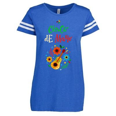 Cinco De Mayo Lets Fiesta Squad 5 De Mayo Mexican Fiesta Enza Ladies Jersey Football T-Shirt