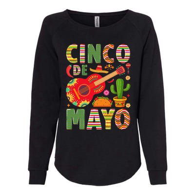 Cinco De Mayo Lets Fiesta Squad 5 De Mayo Mexican Fiesta Womens California Wash Sweatshirt