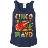 Cinco De Mayo Lets Fiesta Squad 5 De Mayo Mexican Fiesta Ladies Essential Tank