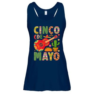 Cinco De Mayo Lets Fiesta Squad 5 De Mayo Mexican Fiesta Ladies Essential Flowy Tank